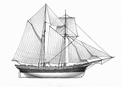 F - Schooner da pesca bretone 